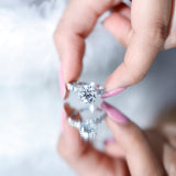 Round Cut 3 Carat Lab Grown Diamond Engagement Ring with IGI Certificate