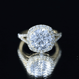 5 Carat Lab Grown Big Diamond Engagement Ring with IGI Certificate