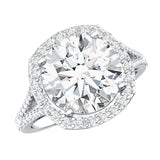 5 Carat Lab Grown Big Diamond Engagement Ring with IGI Certificate