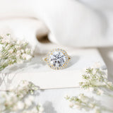 5 Carat Lab Grown Big Diamond Engagement Ring with IGI Certificate