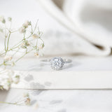 IGI Certified 1 CT Lab Grown Diamond Round Engagement Ring
