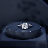 IGI Certified 1 CT Lab Grown Diamond Round Engagement Ring