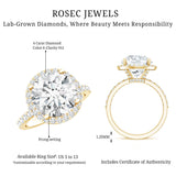 4 Carat Lab Grown Diamond Cocktail Engagement Ring with IGI Certificate