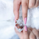 2 Carat Marquise Cut Lab Grown Diamond Crossover Engagement Ring with IGI Certificate