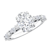 2 Carat Oval Lab Grown Diamond Engagement Ring with IGI Certificate