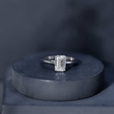Emerald Cut 2 Carat Engagement Ring with IGI Certified Lab Diamond