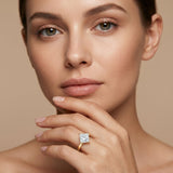 IGI Certified Lab Grown Diamond 3 Carat Princess Cut Engagement Ring