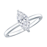 IGI Certified Lab Grown 1 Carat Diamond Marquise Engagement Ring Solitaire