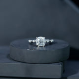 Cushion Cut 2 Carat Lab Grown Diamond Solitaire Engagement Ring with IGI Certificate