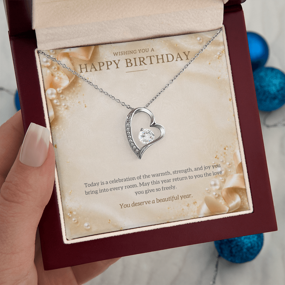 Happy Birthday Forever Love Necklace