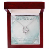 To My Wife Sea Glass Pearl Necklace – Forever Love Gift