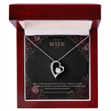 To My Wife Forever Love Necklace
