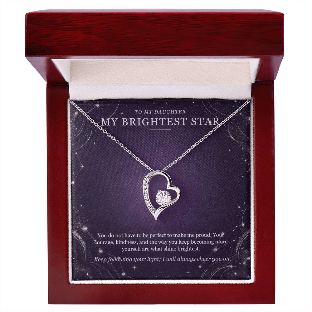 To My Daughter Moonstone Constellation Necklace – Forever Love Gift