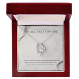 Carrara and Platinum Forever Love Necklace – Appreciation Gift
