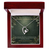 Evergreen Winter Jewel Forever Love Necklace – Christmas Gift