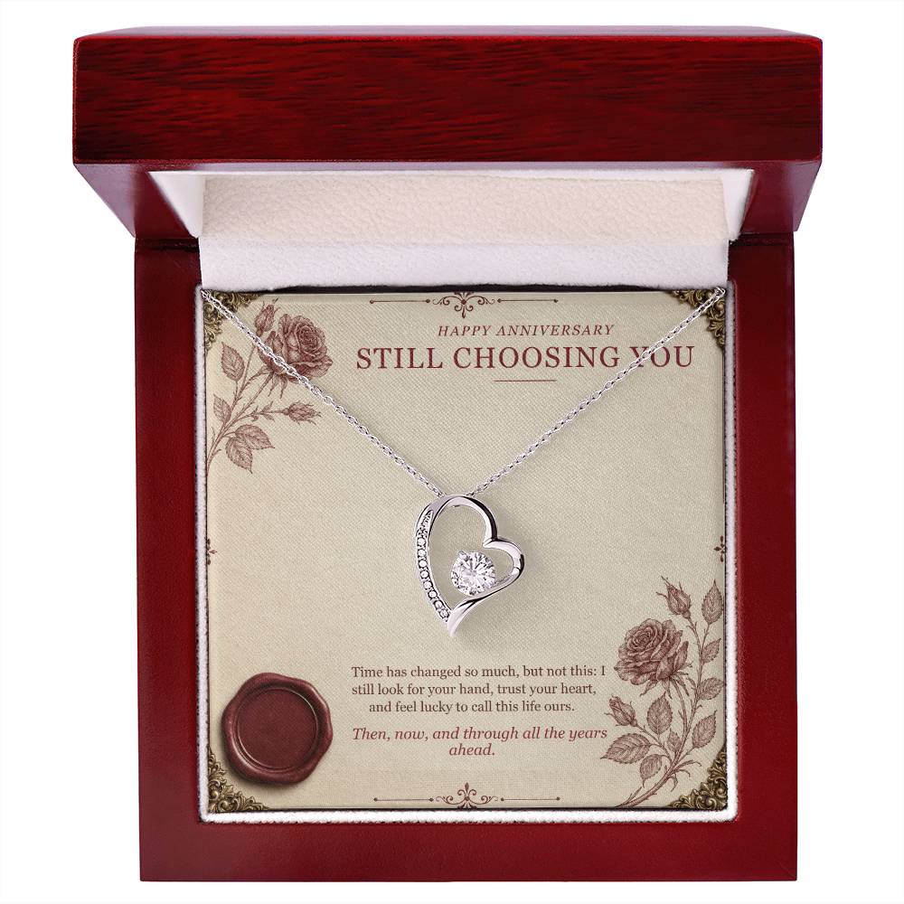 Love Letter Forever Love Necklace – Anniversary Gift
