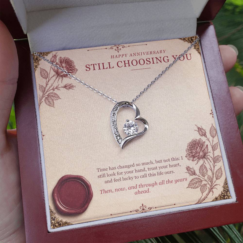 Love Letter Forever Love Necklace – Anniversary Gift