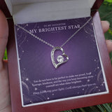 To My Daughter Moonstone Constellation Necklace – Forever Love Gift