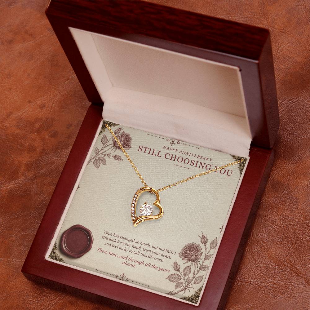 Love Letter Forever Love Necklace – Anniversary Gift
