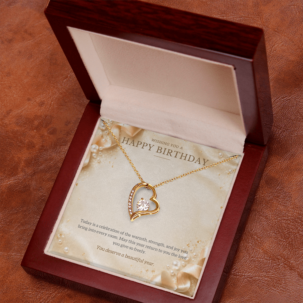 Happy Birthday Forever Love Necklace