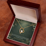 Evergreen Winter Jewel Forever Love Necklace – Christmas Gift