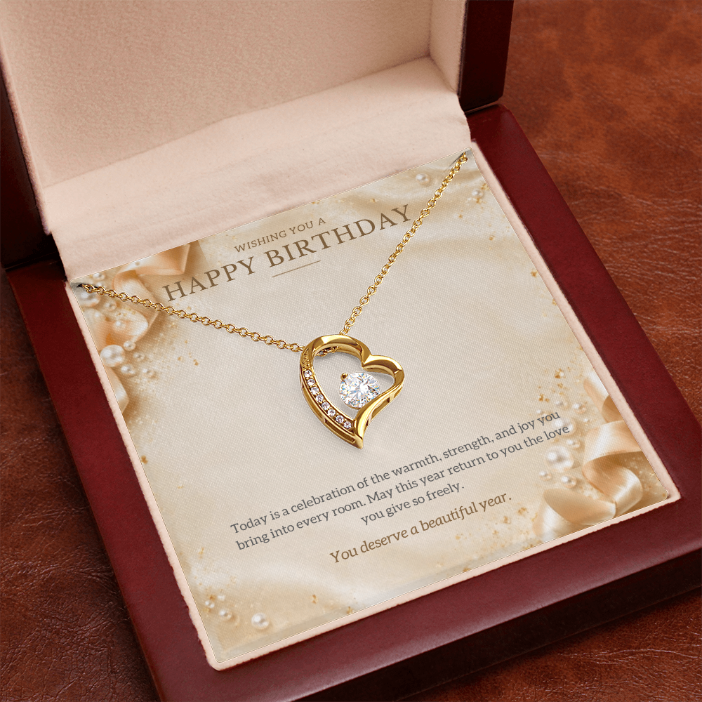 Happy Birthday Forever Love Necklace