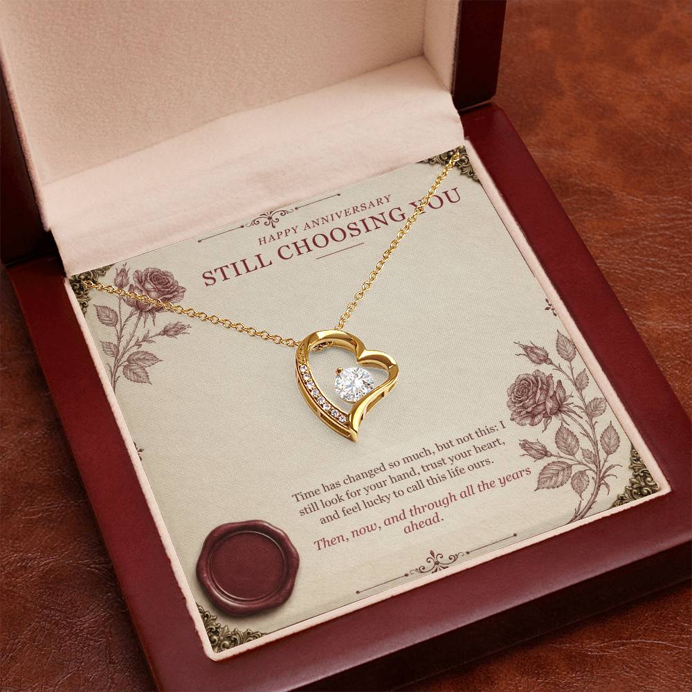 Love Letter Forever Love Necklace – Anniversary Gift