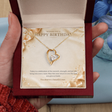 Happy Birthday Forever Love Necklace