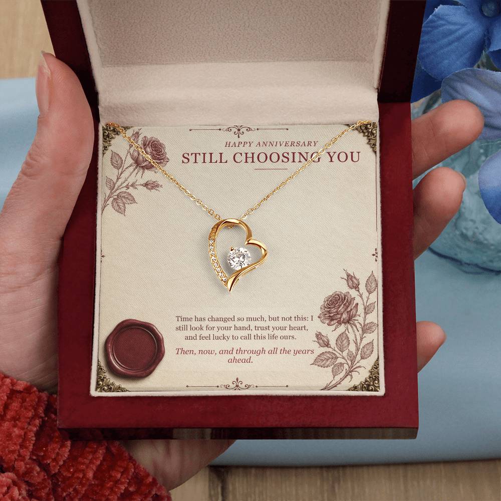 Love Letter Forever Love Necklace – Anniversary Gift