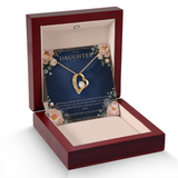 To My Daughter Forever Love Necklace
