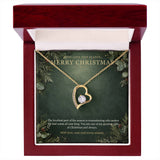 Evergreen Winter Jewel Forever Love Necklace – Christmas Gift