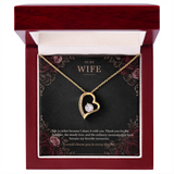To My Wife Forever Love Necklace