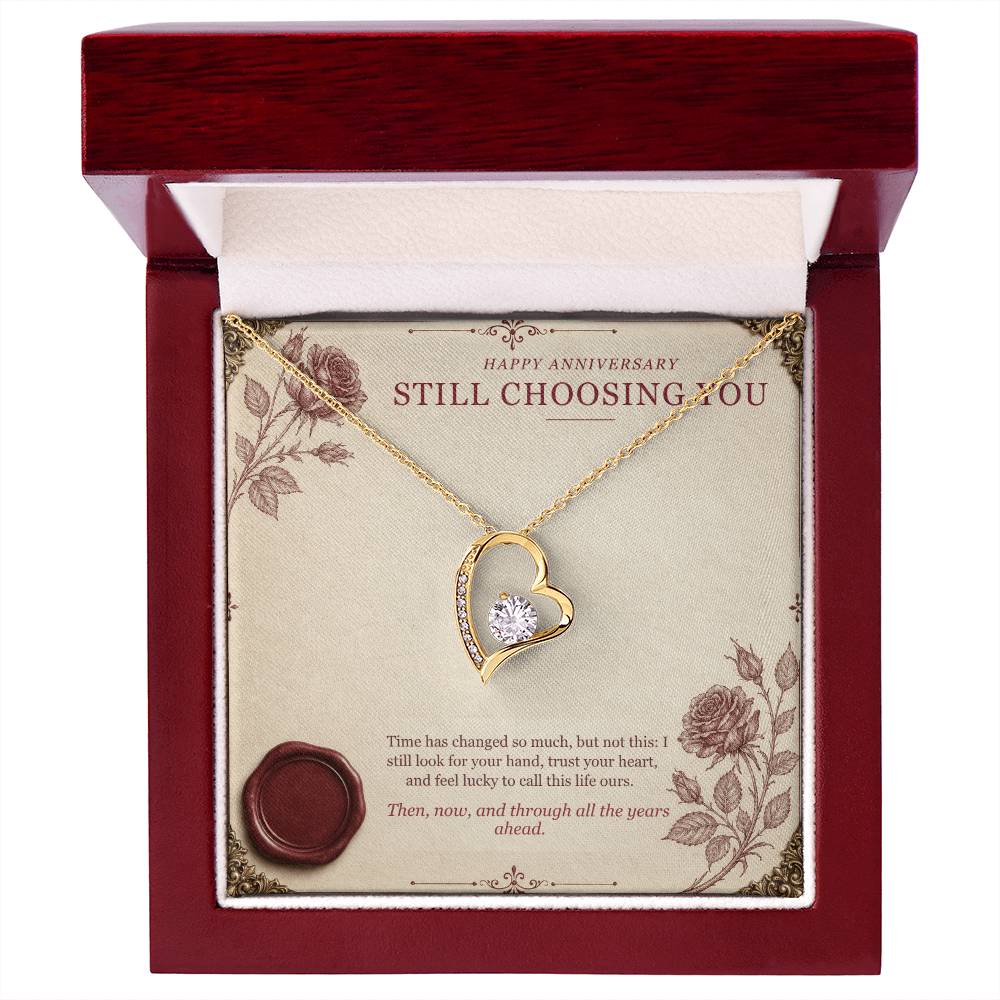 Love Letter Forever Love Necklace – Anniversary Gift