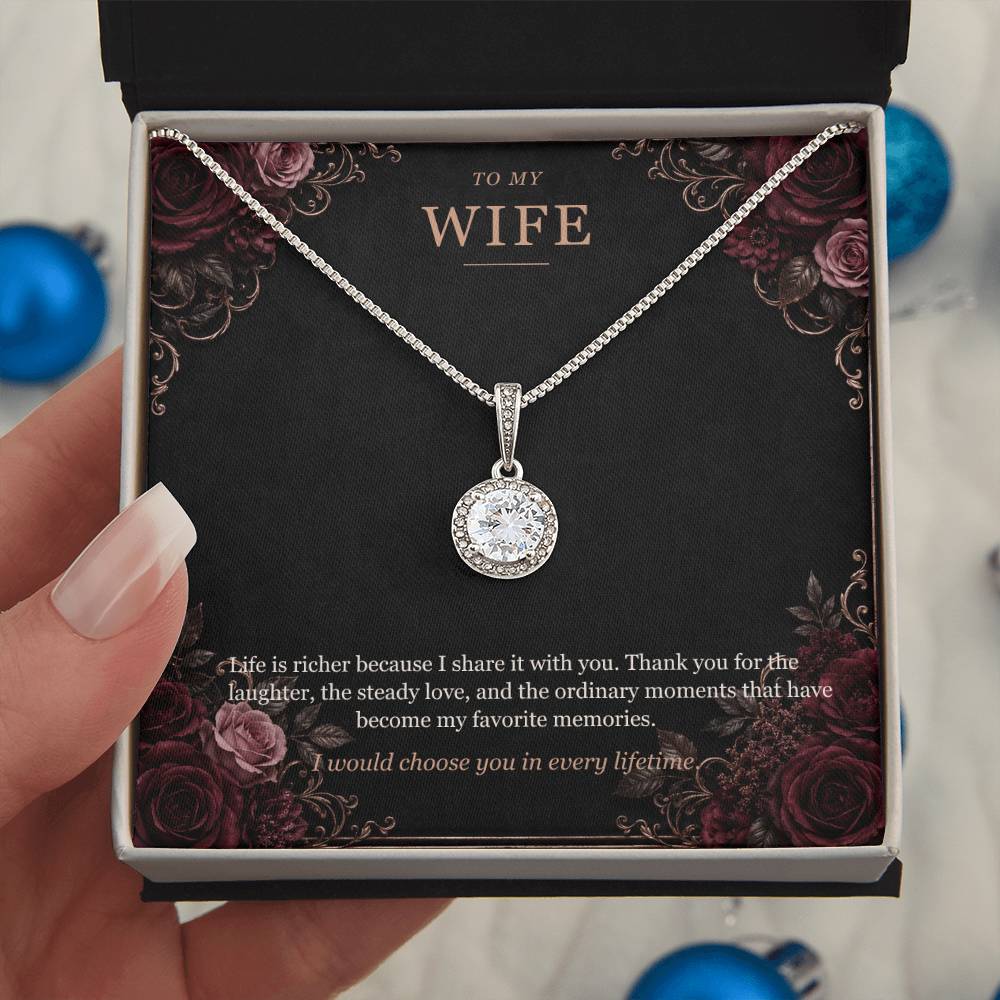 To My Wife Eternal Hope Necklace