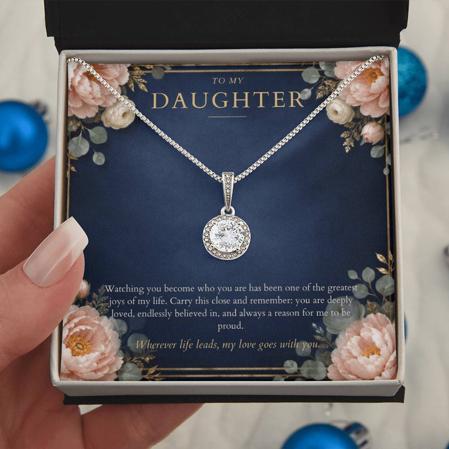 To My Daughter Eternal Hope Necklace