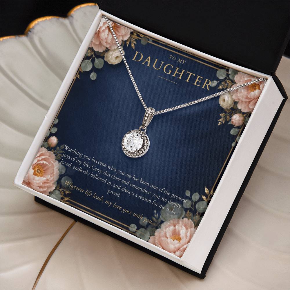To My Daughter Eternal Hope Necklace