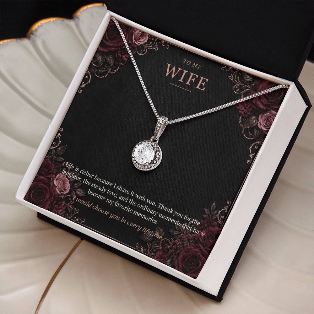 To My Wife Eternal Hope Necklace