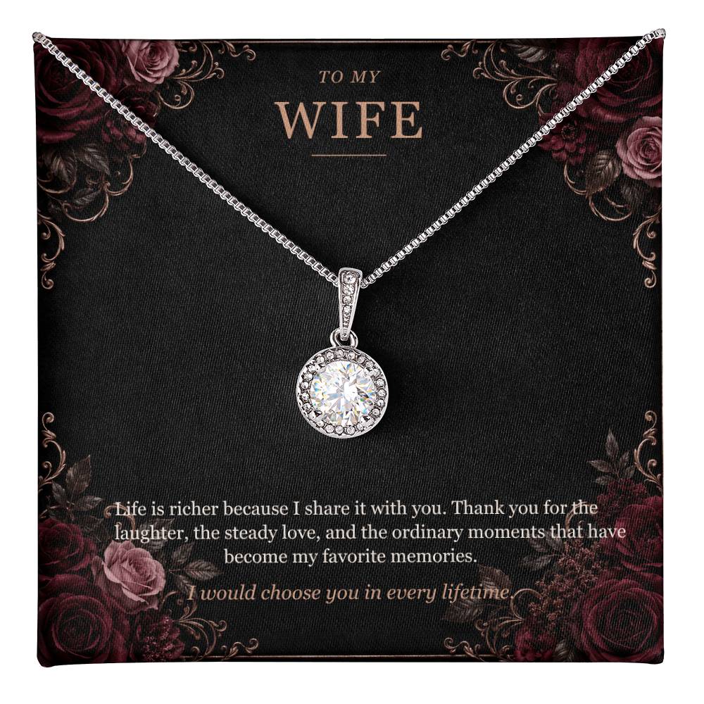 To My Wife Eternal Hope Necklace