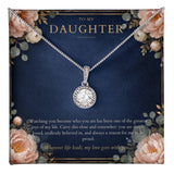 To My Daughter Eternal Hope Necklace