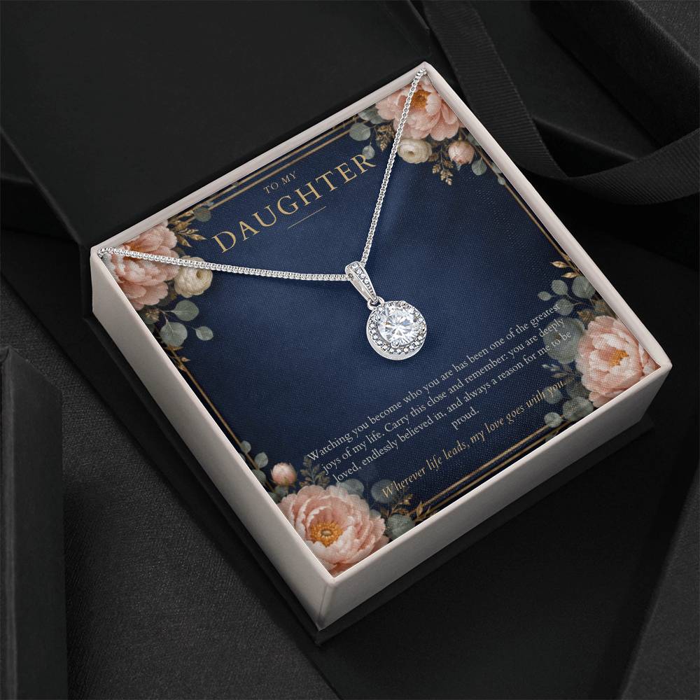 To My Daughter Eternal Hope Necklace