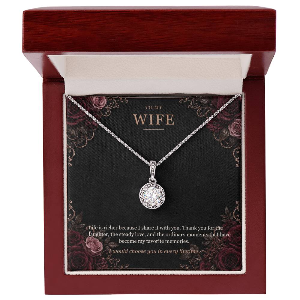 To My Wife Eternal Hope Necklace