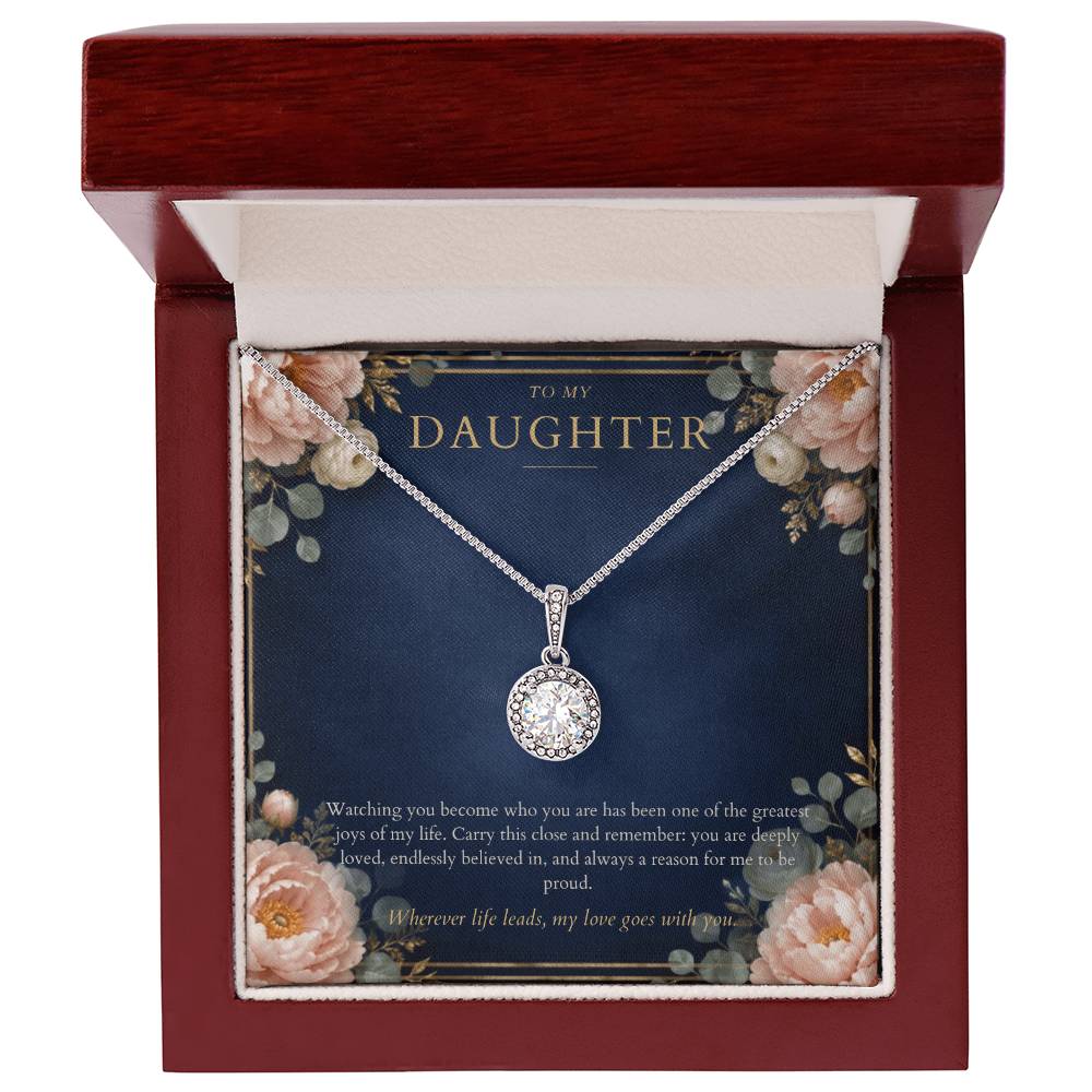 To My Daughter Eternal Hope Necklace