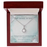 To My Wife Eternal Hope Necklace – My Home Is You Gift