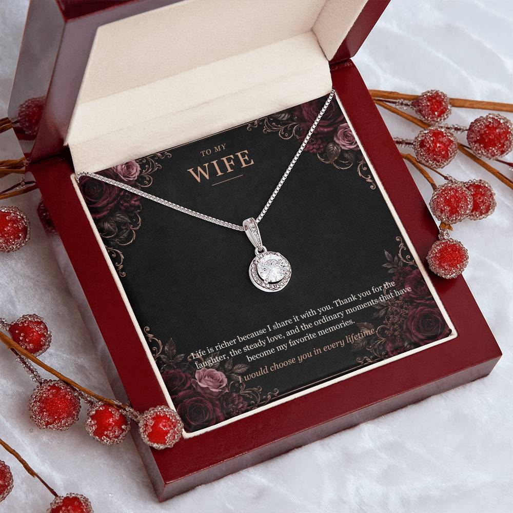 To My Wife Eternal Hope Necklace