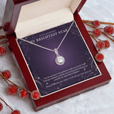 To My Daughter Eternal Hope Necklace – My Brightest Star Gift