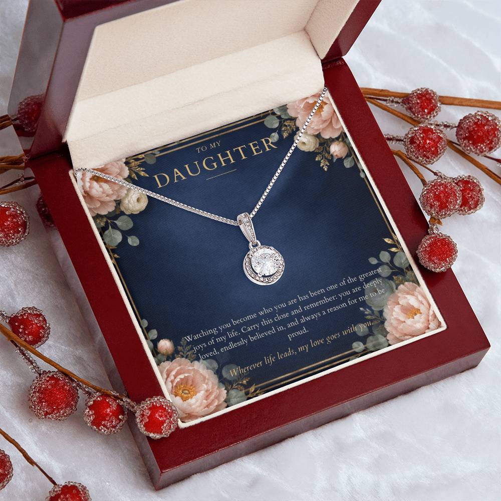 To My Daughter Eternal Hope Necklace