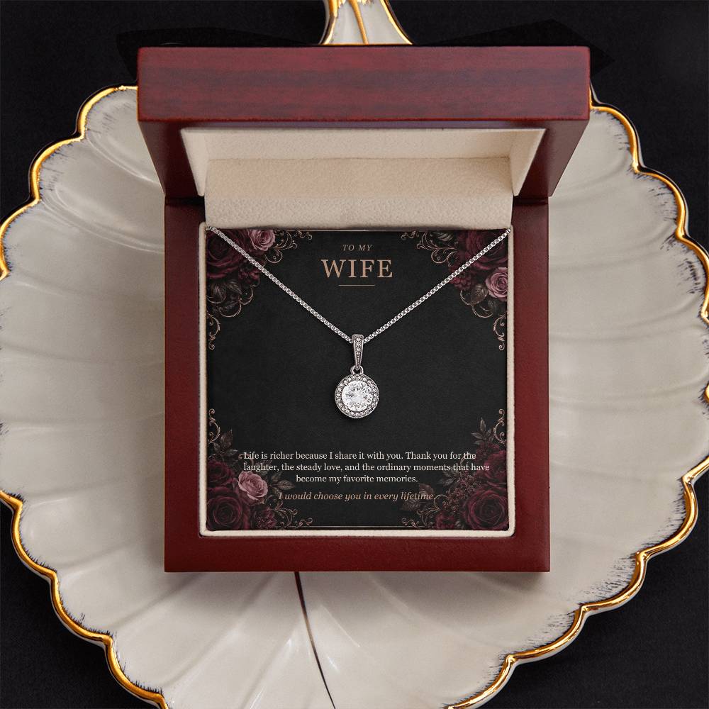 To My Wife Eternal Hope Necklace