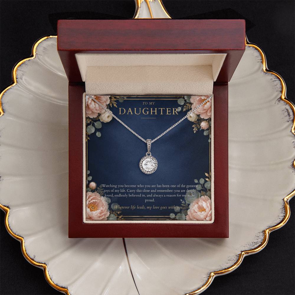 To My Daughter Eternal Hope Necklace