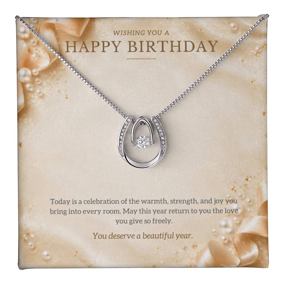 Happy Birthday Lucky In Love Necklace