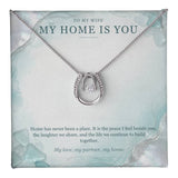 To My Wife Lucky In Love Necklace – My Home Is You